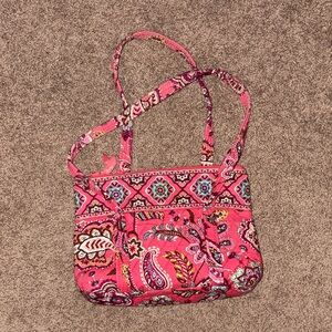 Pink Paisley Quilted Bag